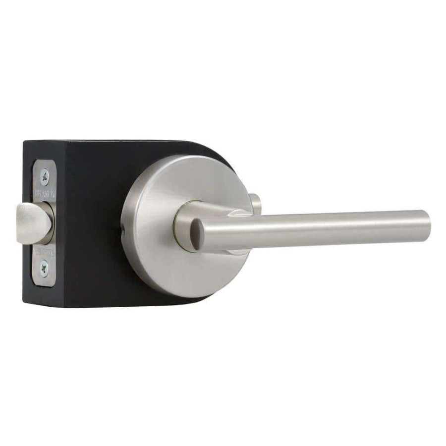 Door Hardware * | Delaney Hardware Contemporary Collection Cira Satin Nickel Hall/Closet Door Handle