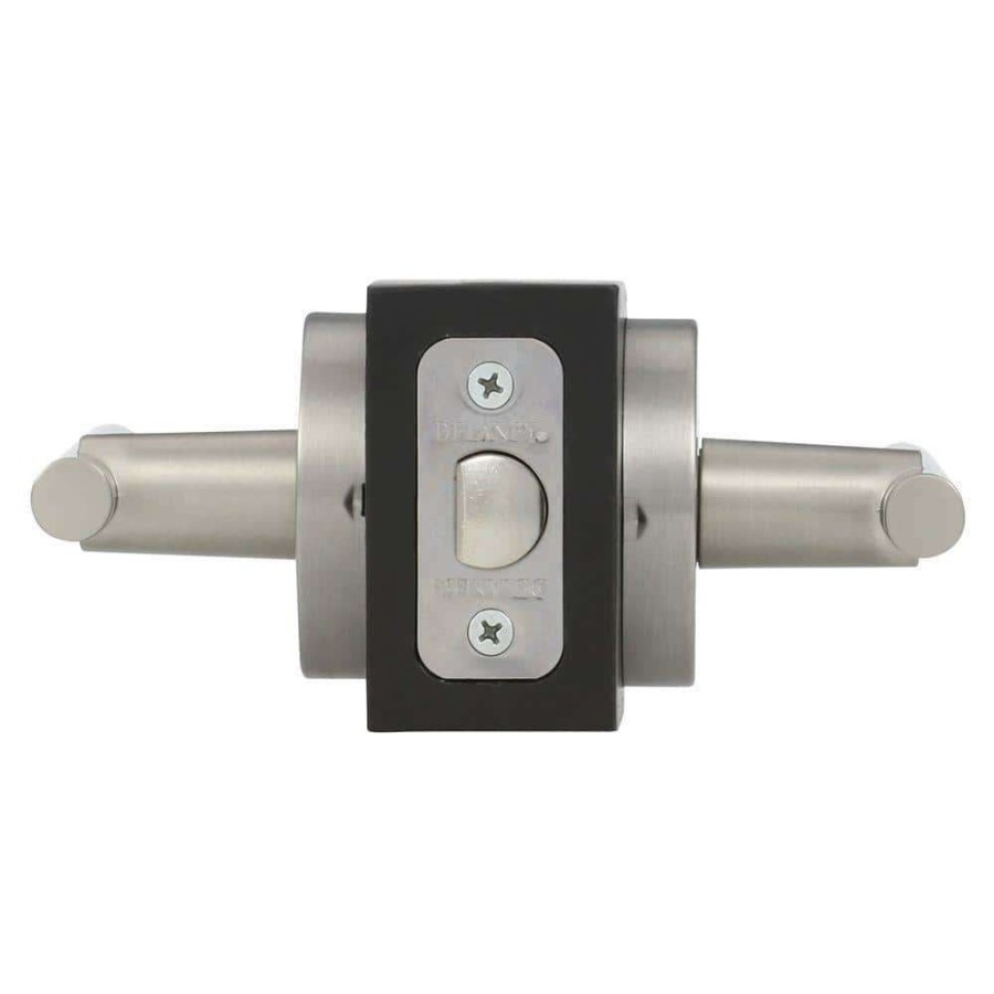 Door Hardware * | Delaney Hardware Contemporary Collection Cira Satin Nickel Hall/Closet Door Handle