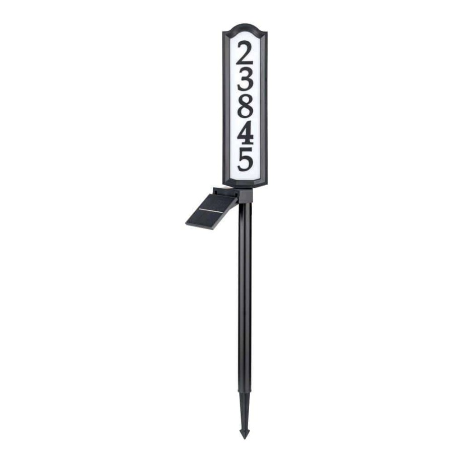 Signage * | Whitehall Products Solar Solutions 40.5 In. X 4.75 In. Aurora Solar Led Address Post