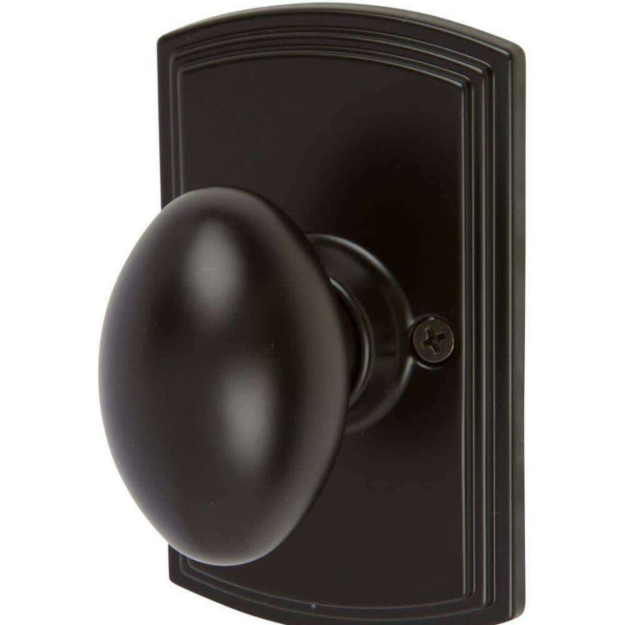 Door Hardware * | Delaney Hardware Italian Collection Canova Black Dummy Door Knob