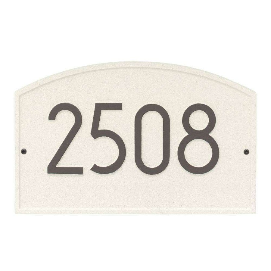 Mailboxes * | Whitehall Products Legacy Modern Personalized Arch Wall Plaque