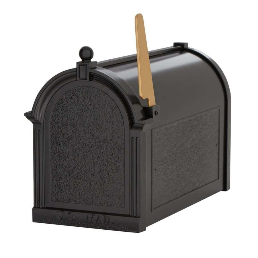 Mailboxes * | Whitehall Products Streetside Mailbox In Black